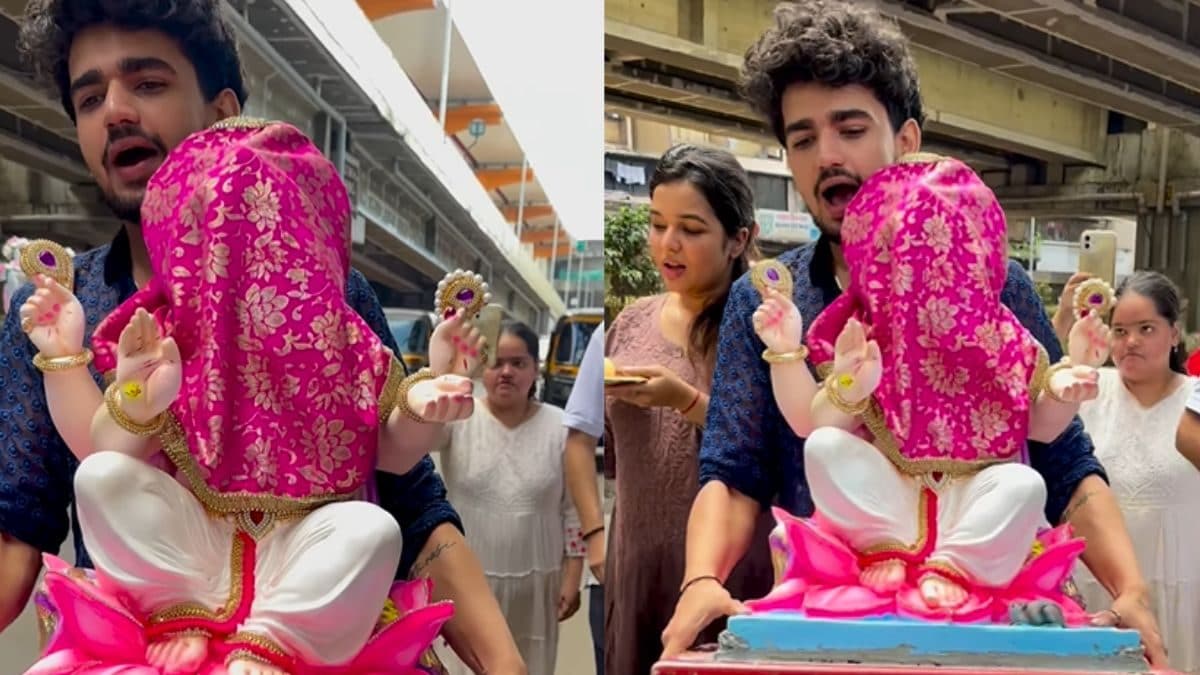 Watch: Bigg Boss OTT 3’s Vishal Pandey Welcomes Lord Ganesha Home Along With Sister – News18