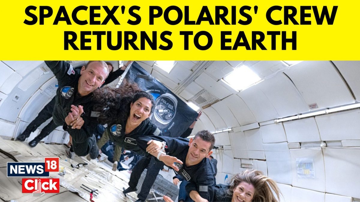 Spacewalk Today SpaceX Polaris Dawn Mission returns to Earth After First Private ...