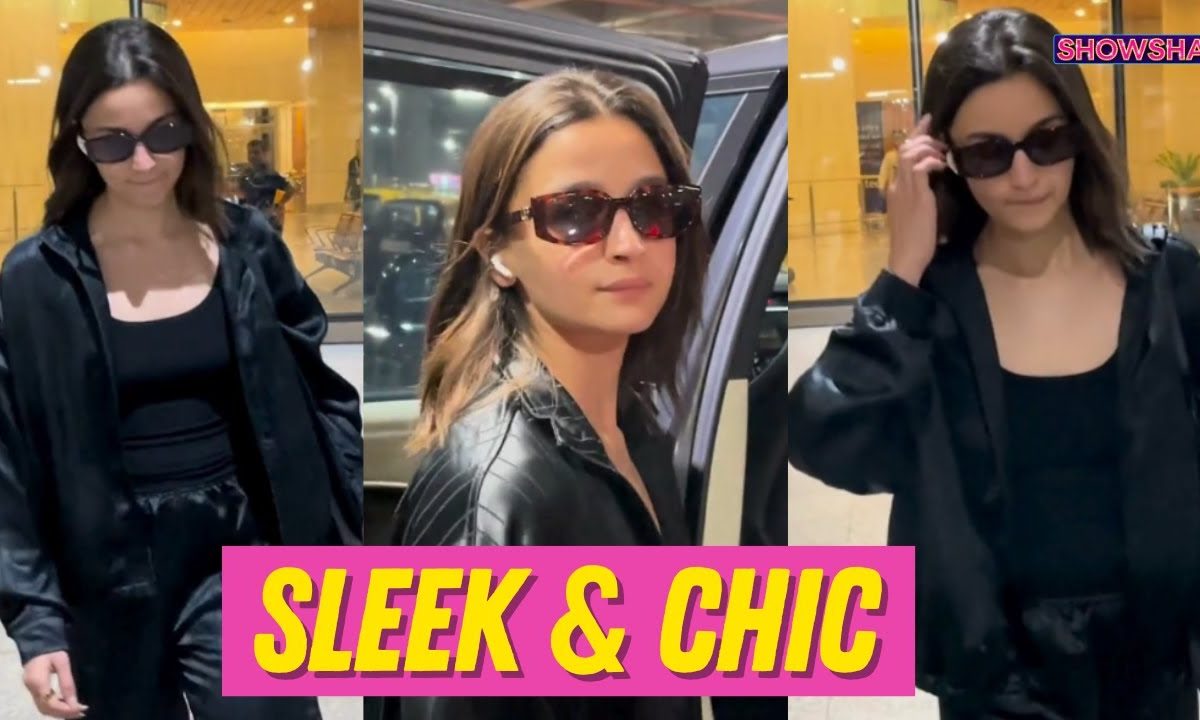 Alia Bhatt Effortlessly Stuns In All-Black As She Returns To Mumbai After 'Jigra' Promotions Alia Bhatt Effortlessly Stuns In All-Black As She Returns To Mumbai After 'Jigra' Promotions