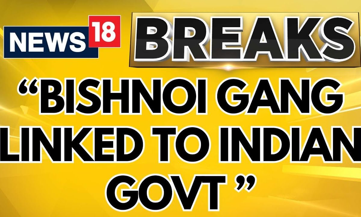 Canada Has Accused Indian Agents Of Collaborating With The Lawrence Bishnoi Ganng | Breaking News