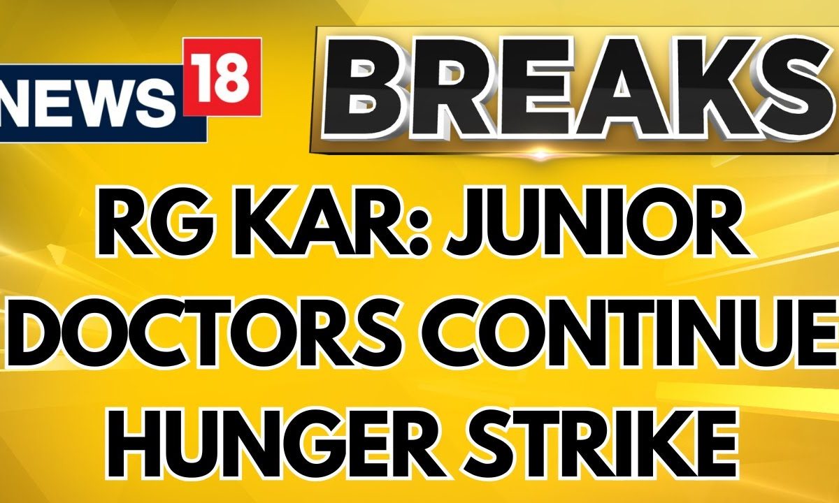 RG Kar Case : Junior Doctors Continue Hunger Strike, Give A 72 Hours Ultimatum To Government