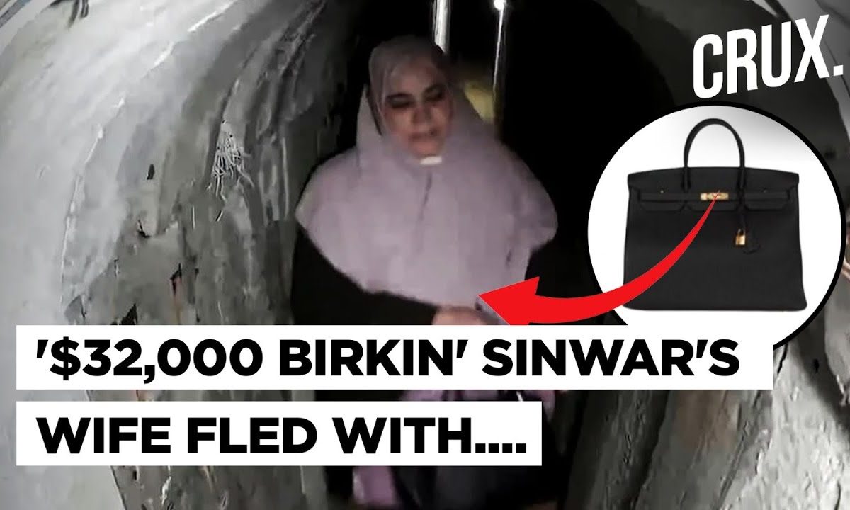 IDF Footage 'Shows' Hamas Chief Yahya Sinwar's Wife Hiding In Gaza ...