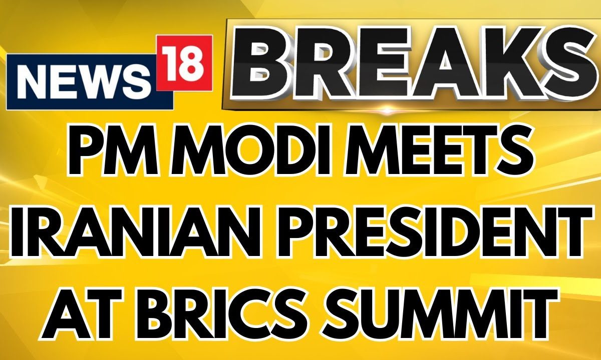 BRICS Update: PM Modi Meets Iranian Prez Pezeshkian On Sidelines Of BRICS Summit In Russia | News18