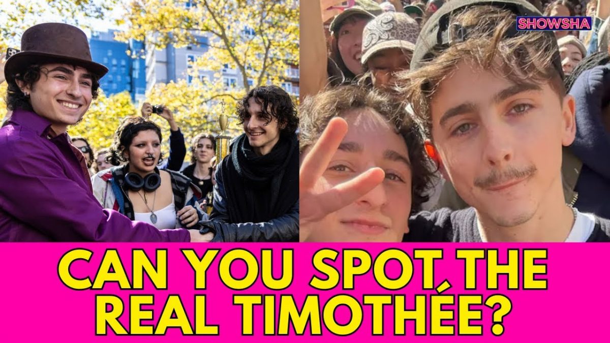 Timothée Chalamet Creates A Frenzy As He Crashes His Own Look-Alike ...