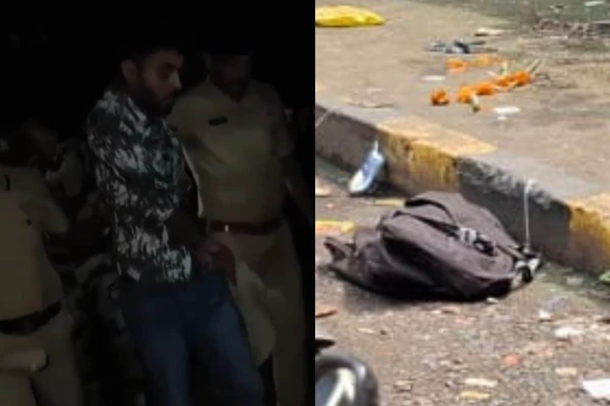 Video From Minutes After Baba Siddique's Murder Shows Shooter's Arrest | Watch