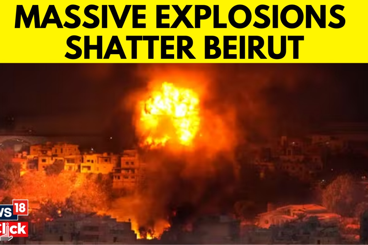 Large Explosion Rocks The Southern Suburb Of Beirut, Killing Several