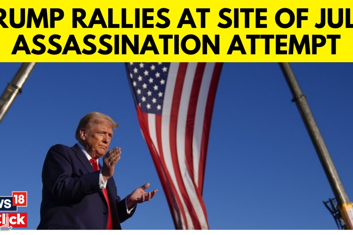 Trump Makes His Return To The Site Where He Was Nearly Assassinated