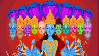 The Dashavatar showcase the multifaceted nature of Vishnu, demonstrating his ability to adapt to different situations and fulfill various roles. (Image: Shutterstock)
