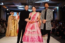 Triptii Dimri and Kartik Aaryan Embrace The Opulence Of Handloom At Manish Malhotra Show Triptii Dimri and Kartik Aaryan Embrace The Opulence Of Handloom At Manish Malhotra Show