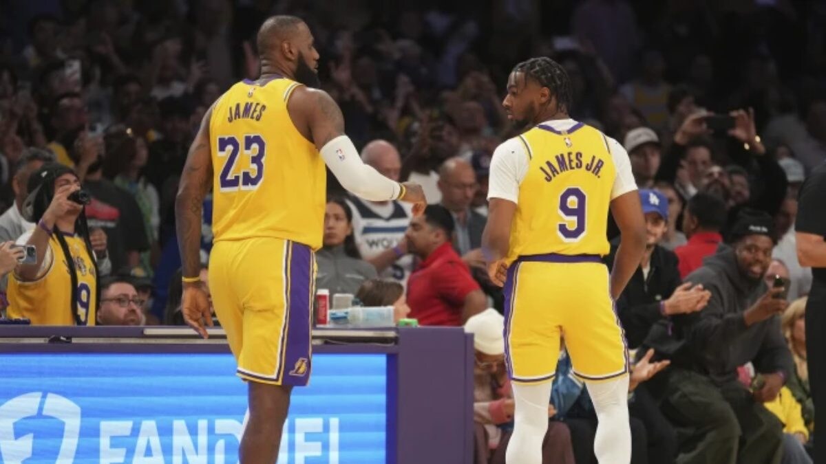 LA Lakers’ LeBron James and Bronny James Make History as First Father-Son Duo to Play Together in NBA – News18