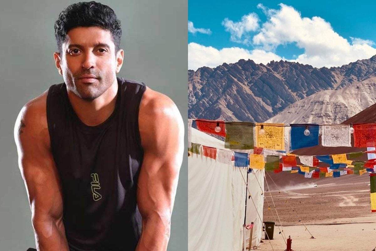 Farhan Akhtar Shares Stunning Glimpse Of 'A Quiet Base' From 120 Bahadur Set In Ladakh; See Viral Photos