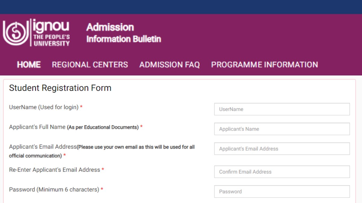 IGNOU July Admission 2024 Registration Date Extended To October 15