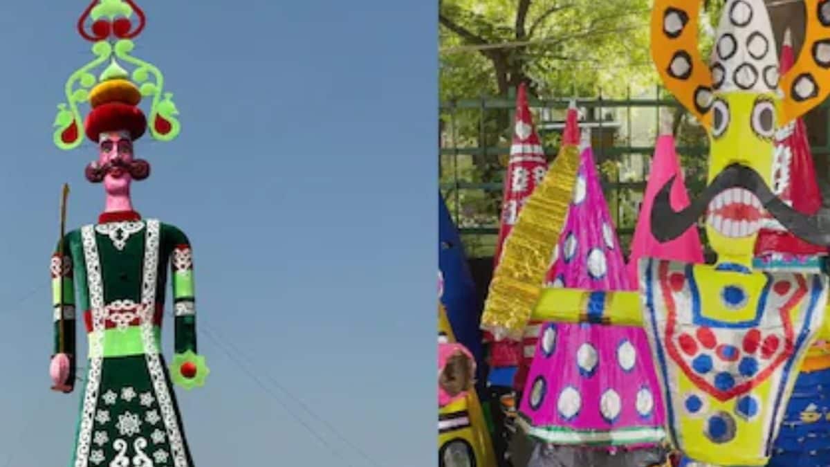 Sector 10 Ravan Dwarka Society Makes 211-foot Tall Ravana Effigy For Dussehra ...