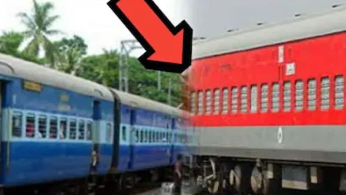 Red Color Train How The Red And Blue Coaches In Indian Railways Differ - News18