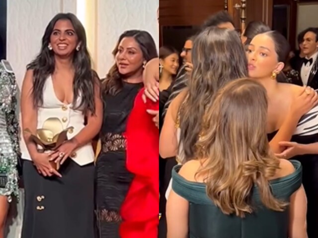 Isha Ambani with Gauri Khan and Ananya Panday at a recent awards show. 