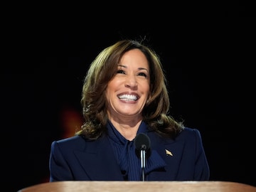 US Vice President Kamala Harris sought to blunt the impact of Biden's recent remark. (AP)