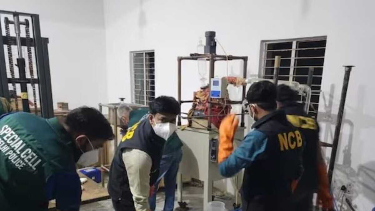 Meth Lab Bust in Greater Noida Links Tihar Jail Warden to Cartel
