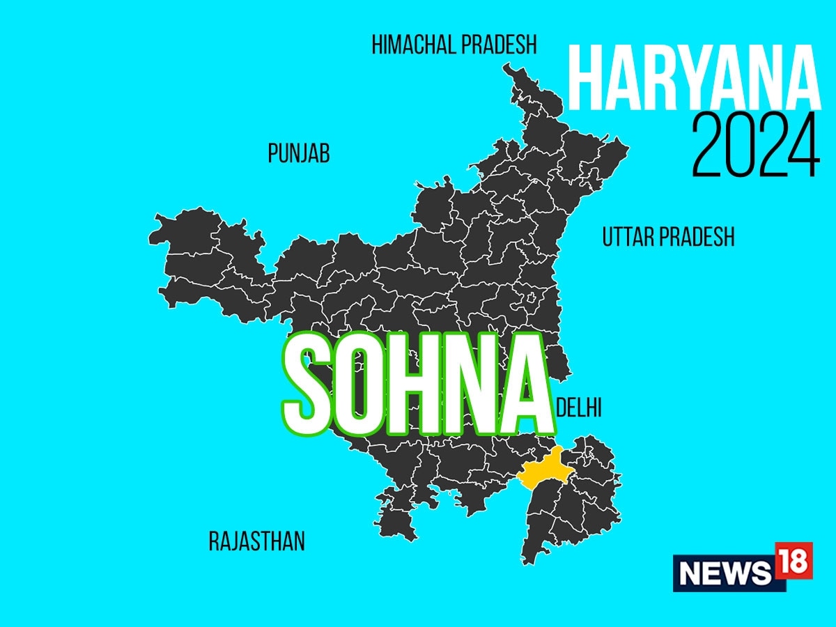 Sohna FINAL Election Result 2024 Tejpal Tanwar Of BJP Wins By News18 Sohna Location Map B 2024 10 