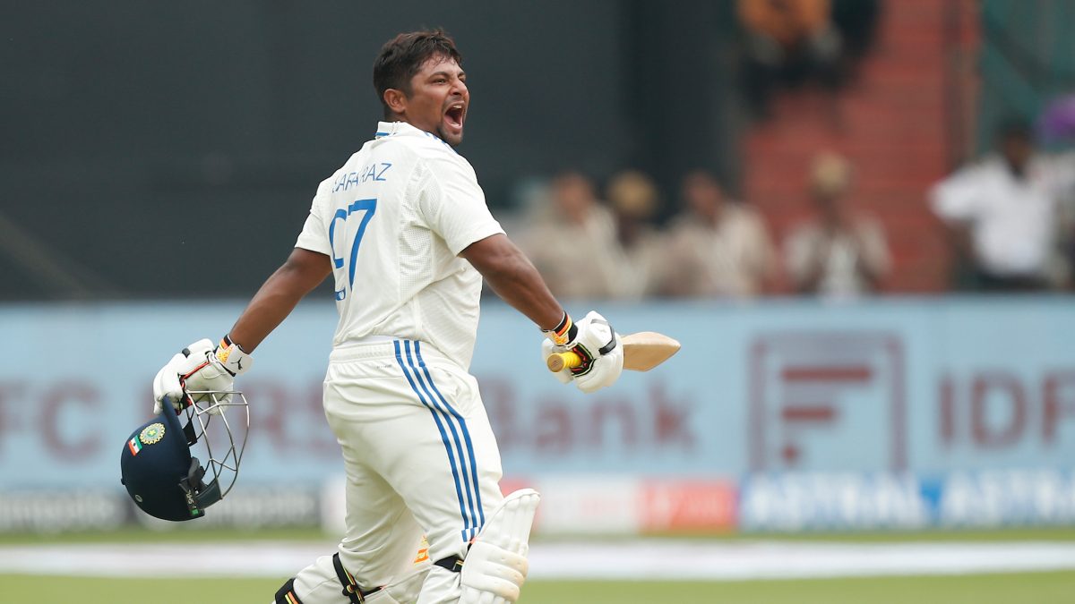 Watch: Sarfaraz Khan's Epic Celebration as he Roars After Hitting ...
