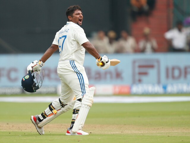Watch: Sarfaraz Khan's Epic Celebration as he Roars After Hitting Maiden  Test Hundred - News18