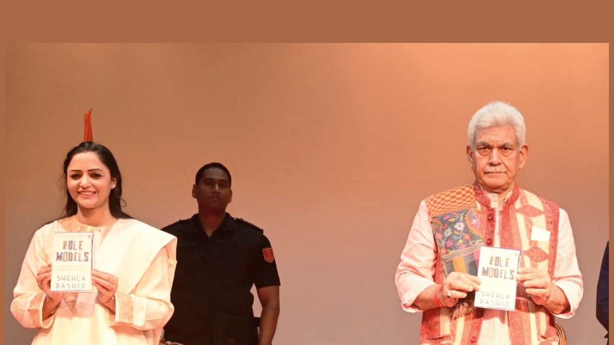 J&K LG Manoj Sinha Releases Book Written By Former Student Leader Shehla Rashid