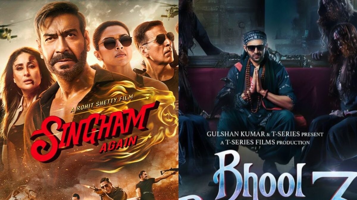 Singham Again vs Bhool Bhulaiyaa 3: Clash Over ‘Unfair’ Allocation; T-Series Demands 50-50 Screen Split – News18 Singham Again vs Bhool Bhulaiyaa 3: Clash Over ‘Unfair’ Allocation; T-Series Demands 50-50 Screen Split – News18