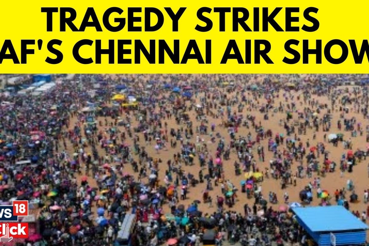 Tragedy Strikes IAF Event In Chennai – 5 Dead, Scores Hospitalised As 12 Lakh Turn Up