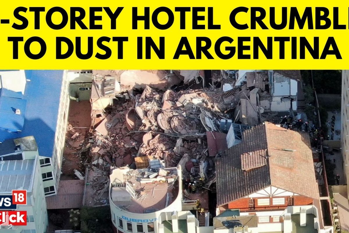 Argentina: Ten-Storey Hotel Collapses, People Trapped Beneath Rubble