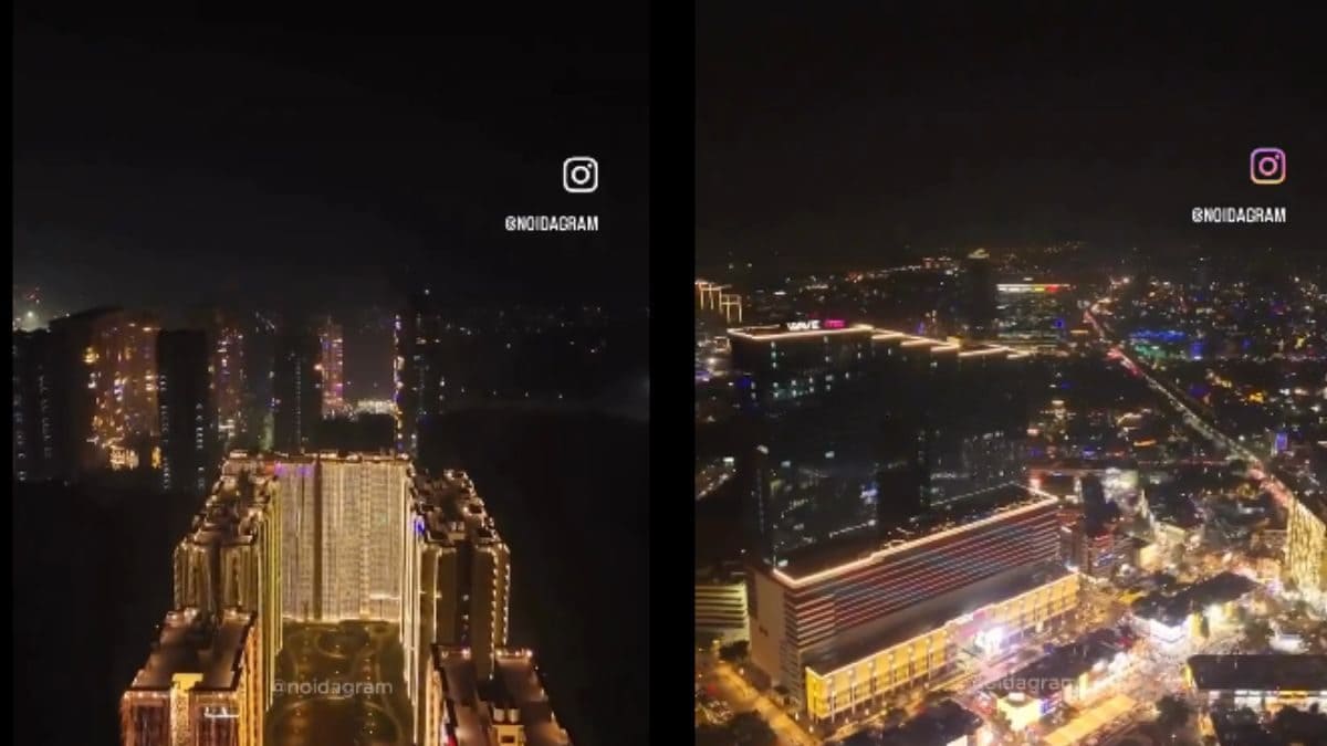 ‘Believe It Or Not…’: Aerial Video Captures Stunning Diwali Lights In Noida | Watch – News18 ‘Believe It Or Not…’: Aerial Video Captures Stunning Diwali Lights In Noida | Watch – News18