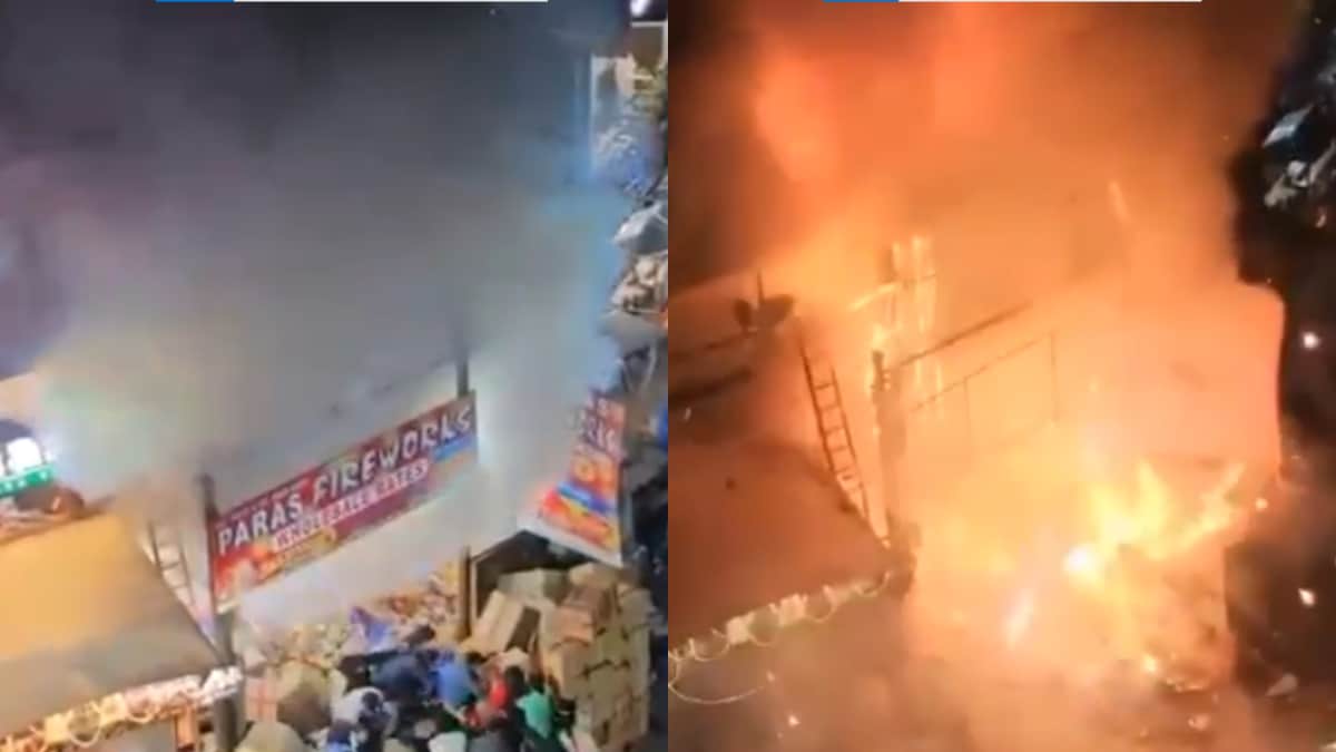 Fire Breaks Out At Cracker Shop In Hyderabad, Woman Injured | India ...