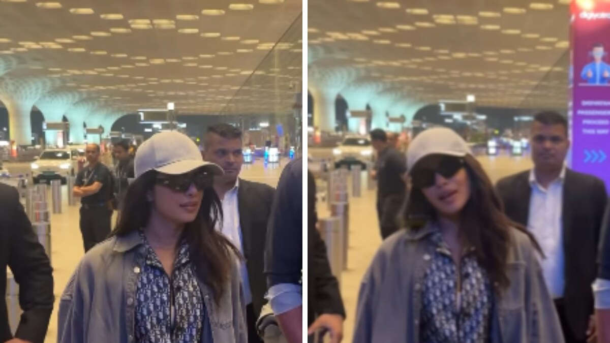 Priyanka Chopra Heads Out Of Mumbai, Enjoys Rains On Her Way To Airport