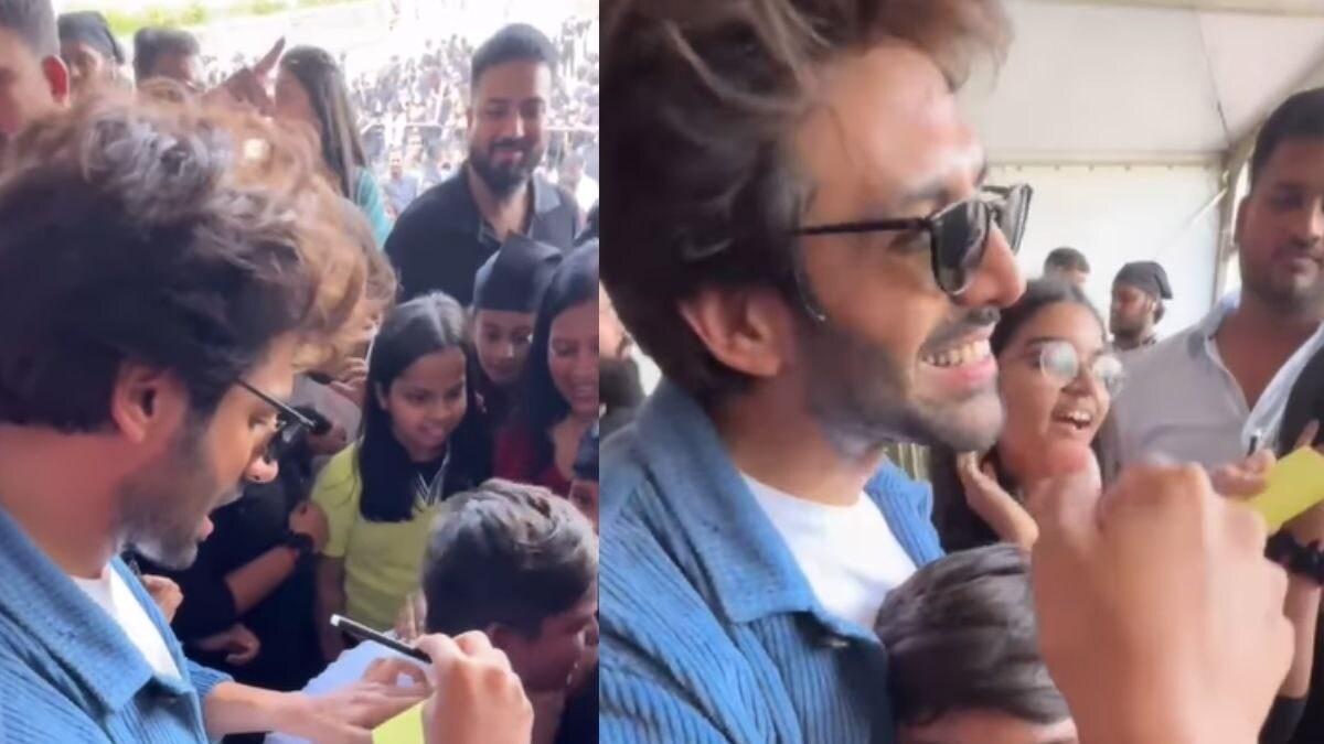 A heartwarming moment with Kartik Aaryan: A fan's heartfelt encounter at his recent event