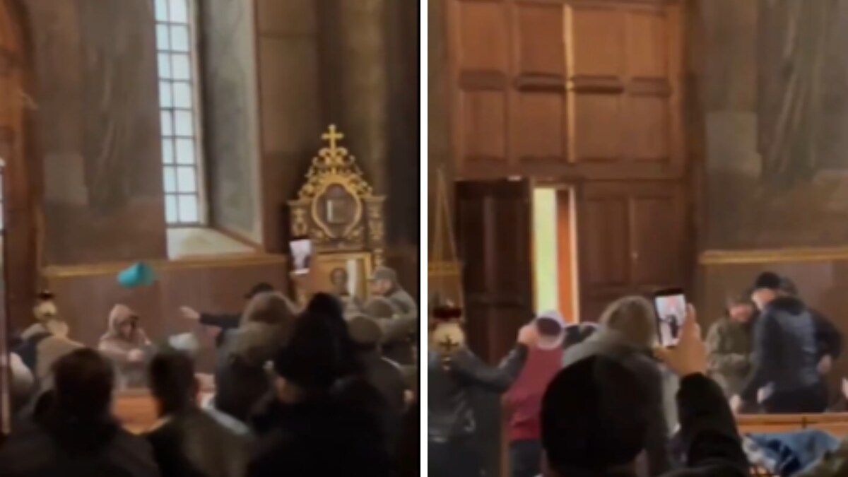 Watch Priests, Worshippers Throw Chair At Each Other In 6Hour Brawl