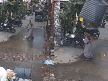 Water Tank Falls on Woman Outside Her Home, Disturbing Incident Caught