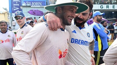 'End of an Era': Virat Kohli Gifts His Bat to Shakib Al Hasan in ...