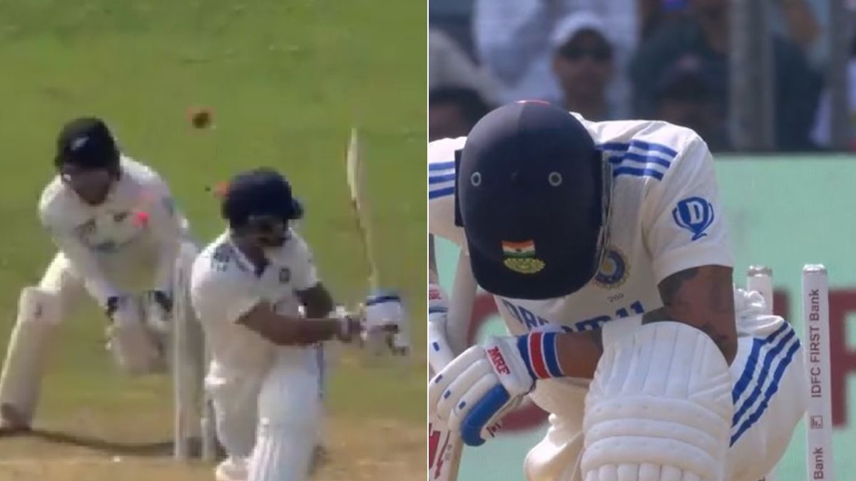 Baffled Virat Kohli Swings His Bat in Anger After Bizarre Dismissal ...