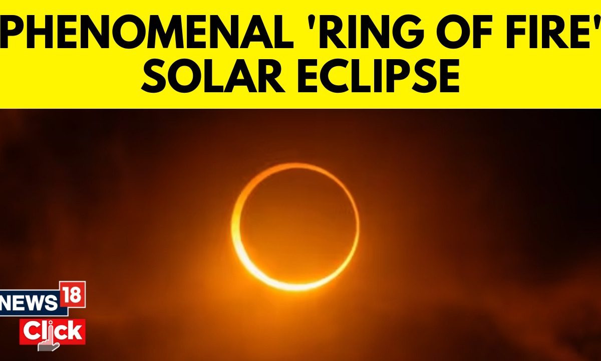 Annular Solar Eclipse 2024 Wows Skywatchers With Ring of Fire News18