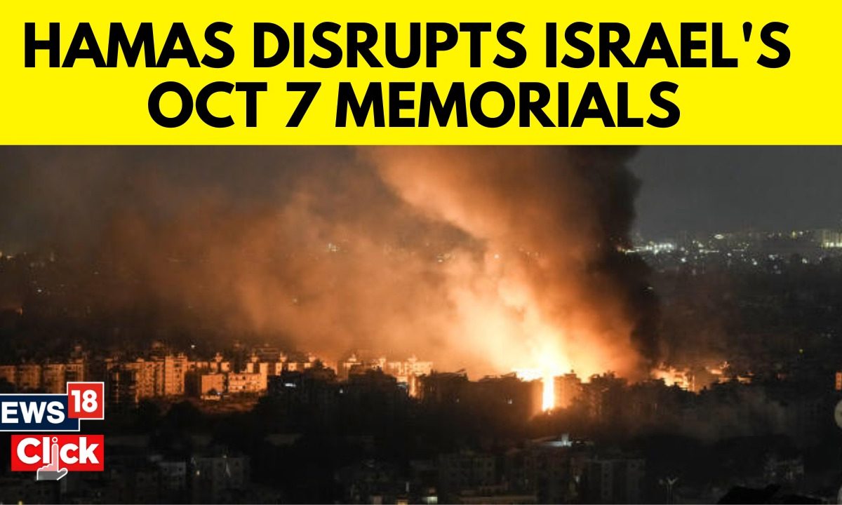 Hamas Fires Rockets At Israel’s Tel Aviv On October 7 Attack Remembrance