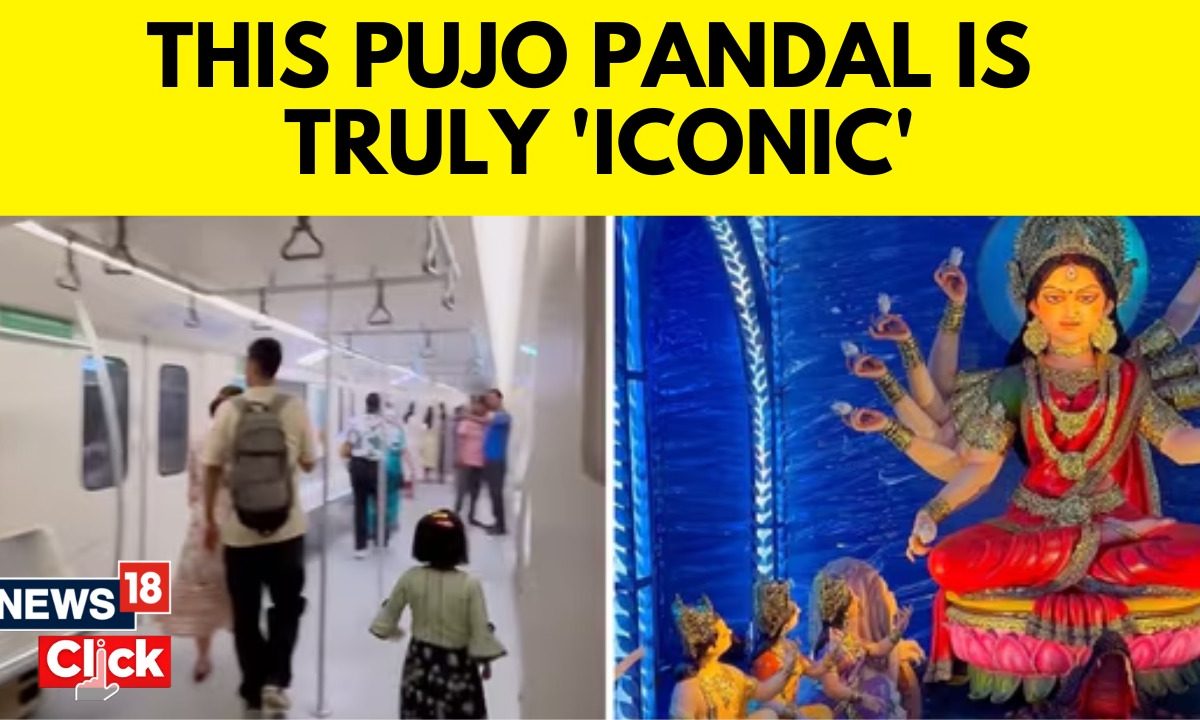 Underwater Metro Themed Pandal at Kolkata Durga Puja Wows The Internet