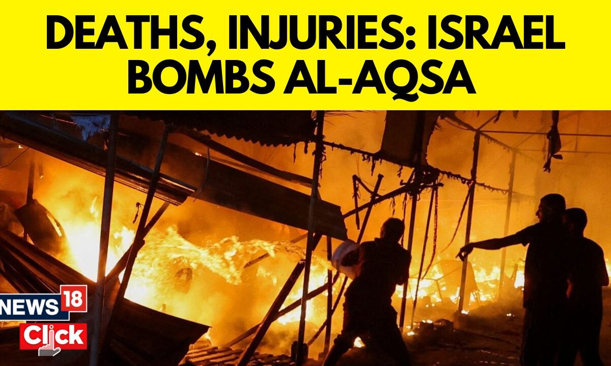 Israeli Strike At Gazas Al-Aqsa Hospital Tent Camp Kills At Least 4