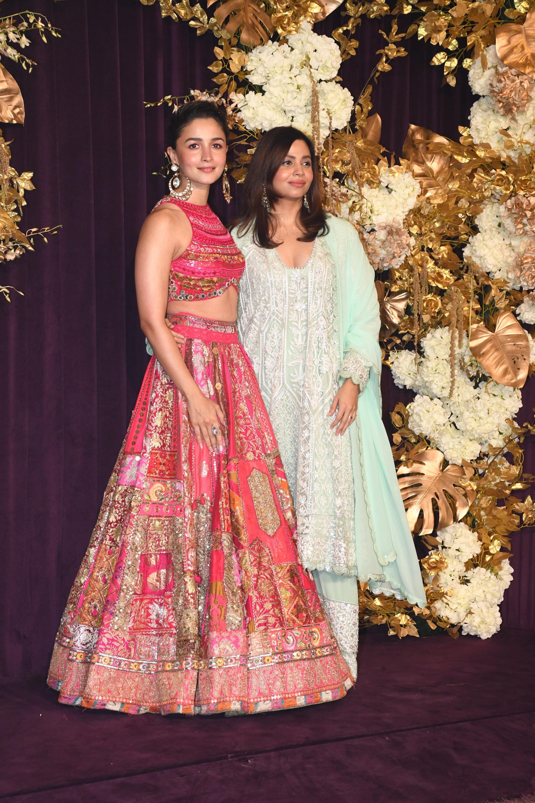 Alia Bhatt Re-Wears Her Mehendi Lehenga At Manish Malhotra Diwali Party |  Lifestyle News - News18