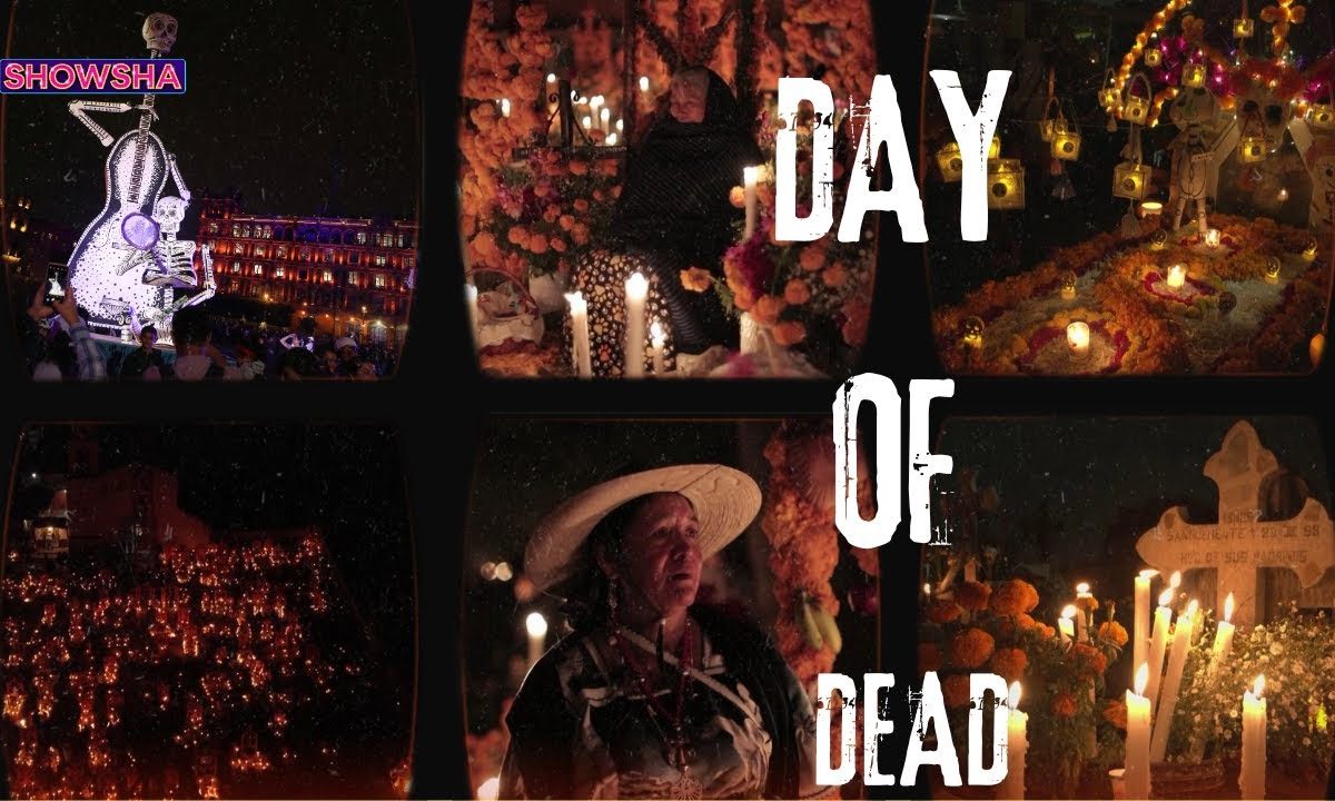 Mexican Families Their Deceased Loved Ones At Cemeteries With