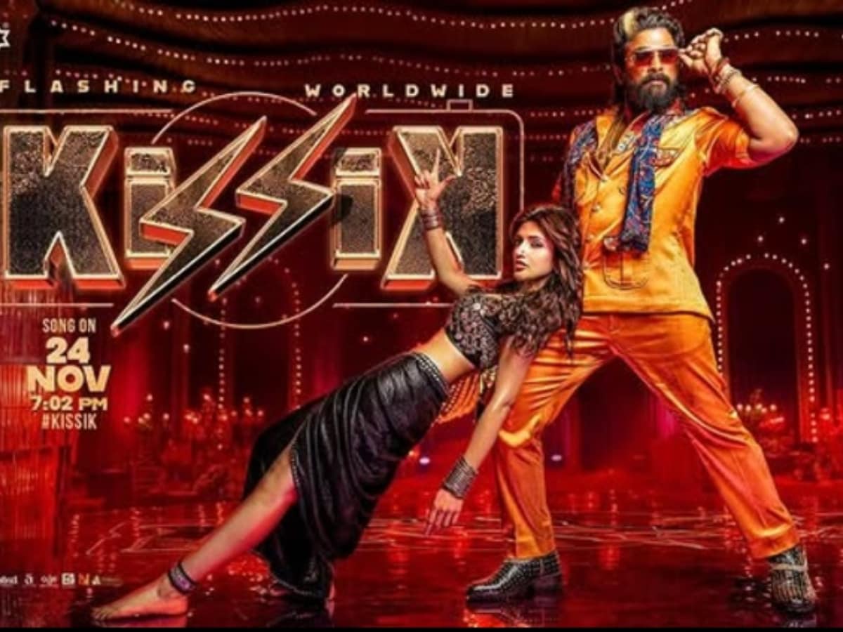 Pushpa 2: Allu Arjun Drops First Poster Of Song Kissik Featuring ...