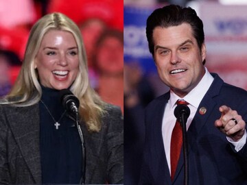 Pam Bondi and Matt Gaetz | AP Photo (File)