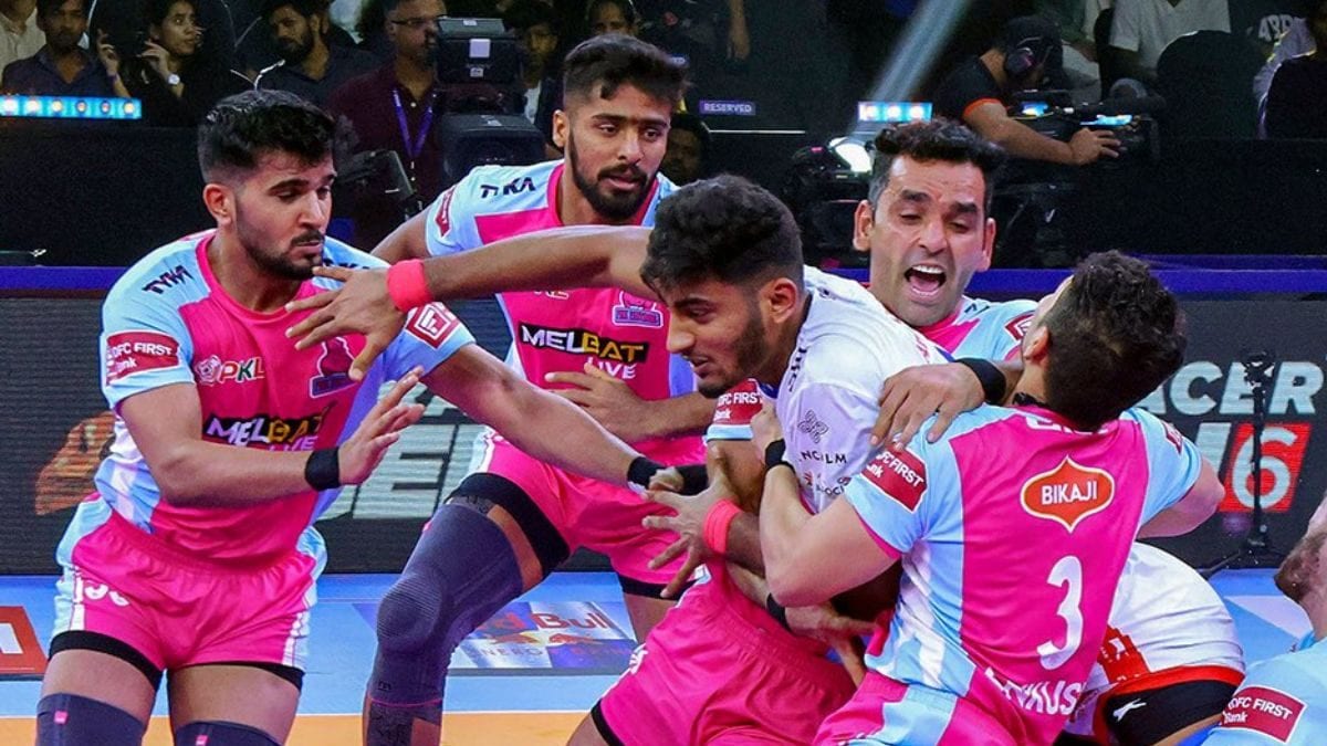 PKL 11: Jaipur Pink Panthers Beat UP Yoddhas, U Mumba Edge Out Dabang ...