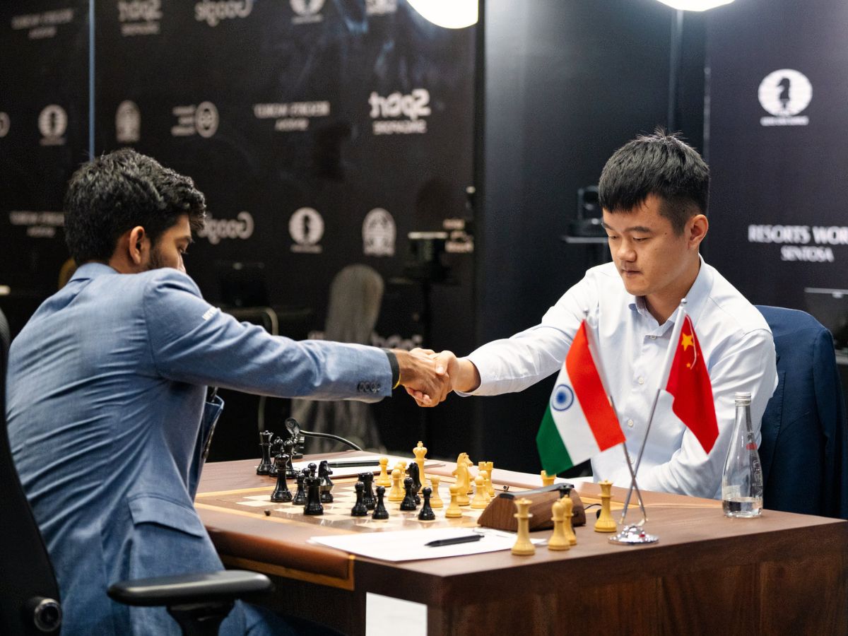 D Gukesh Defeats Ding Liren To Win The World Chess Championship in Historic Nail-Biting Game 14; Becomes Youngest Ever Champion In History
