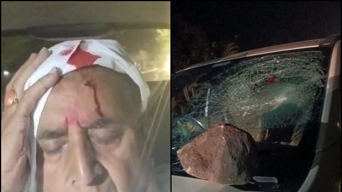 Ex-Maharashtra Minister Anil Deshmukh Injured In Stone Pelting, NCP Slams BJP Govt