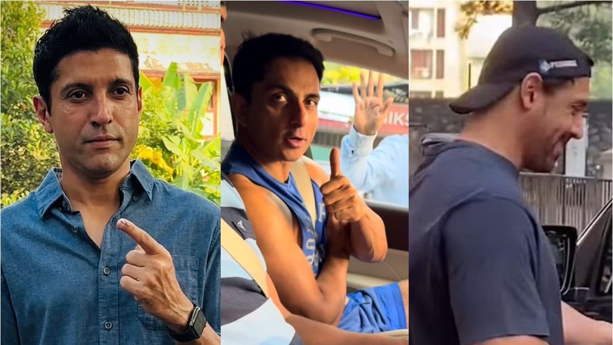 Mumbai Voting: Farhan Akhtar, John Abraham, Sonu Sood And Others Cast Their Votes In Maharashtra Election 2024 | Watch - News18