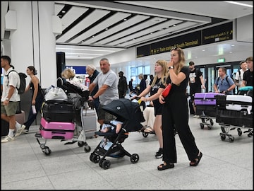 The Gatwick Airport is located 30 miles south of London and is the second-busiest airport in Britain. (AFP)