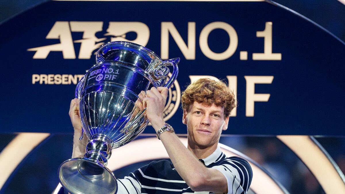 Jannik Sinner Secures World No.1 Spot For 2024; Picks Up Year-End ATP Trophy – News18